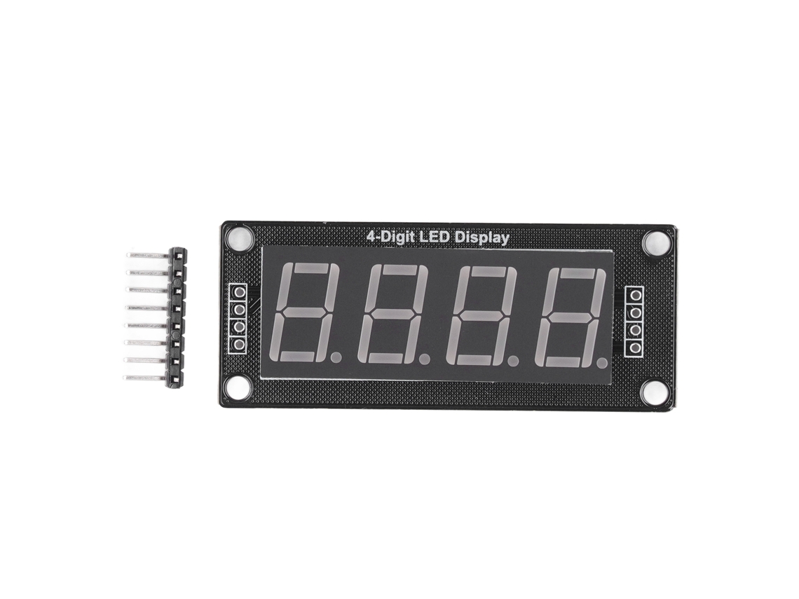 Módulo De Pantalla Led De 7 Segmentos Y 4 Dígitos, 0,56 Pulgadas, Controlador De Chip Verde Tm1637
