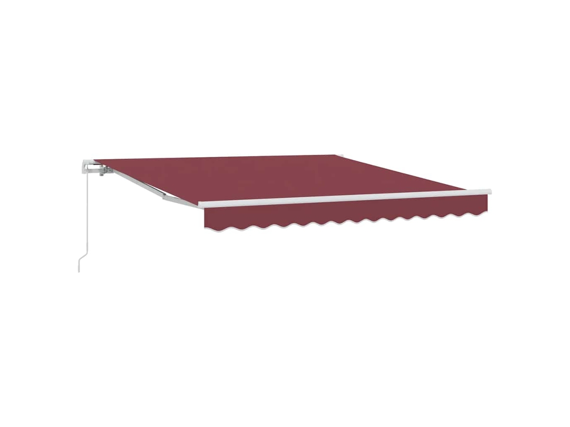 Maison Exclusive - Toldo Retráctil Manual Burdeos 300x250 Cm