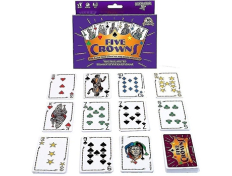 Juego de Cartas Juego De Cartas Enterprises Five Crowns (Edad Mínima: 3 Años - Dificultad: Intermedia)