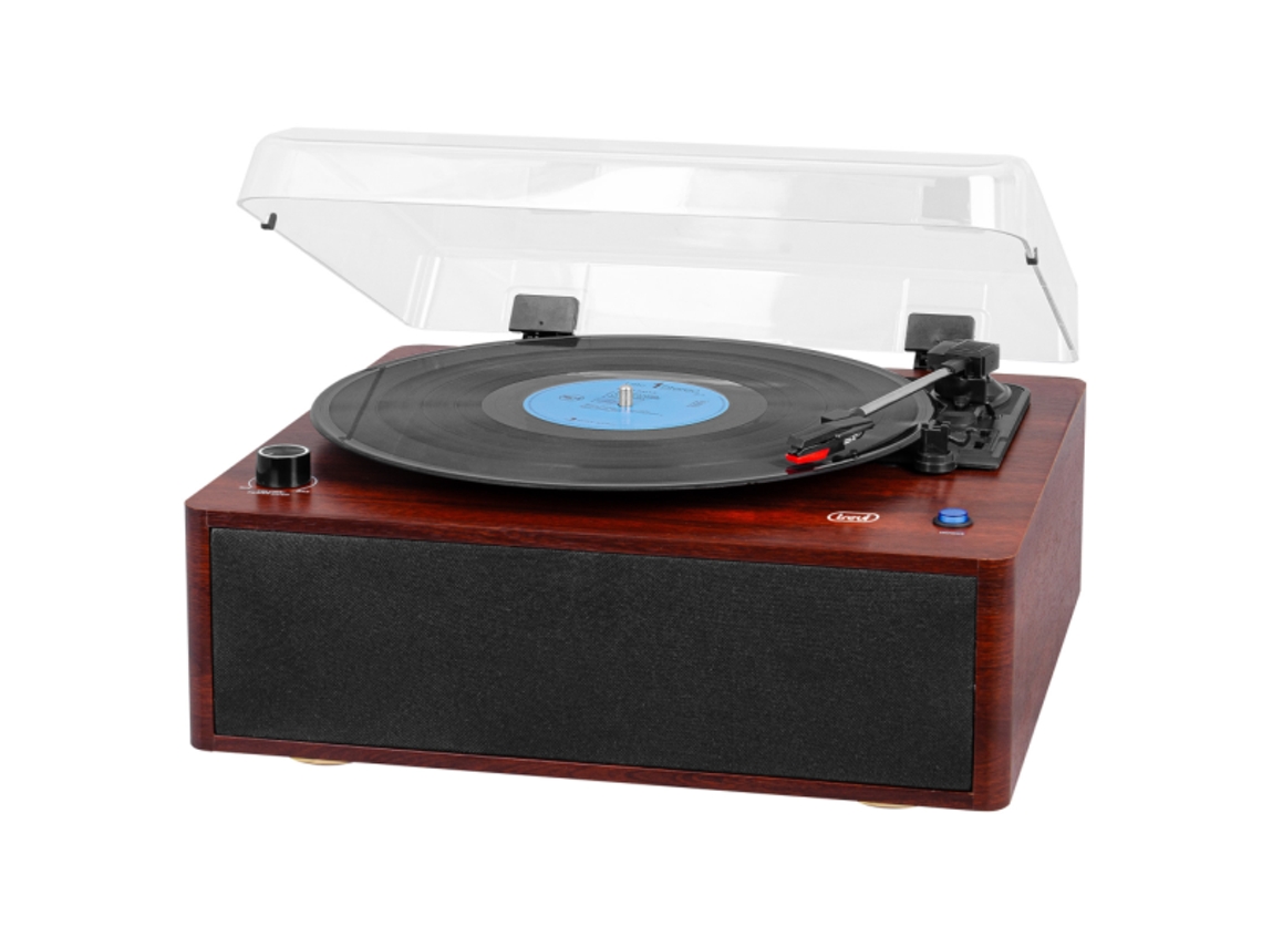 Tocadiscos Trevi TT 1030 BT con reproductor de madera sin entradas y salidas