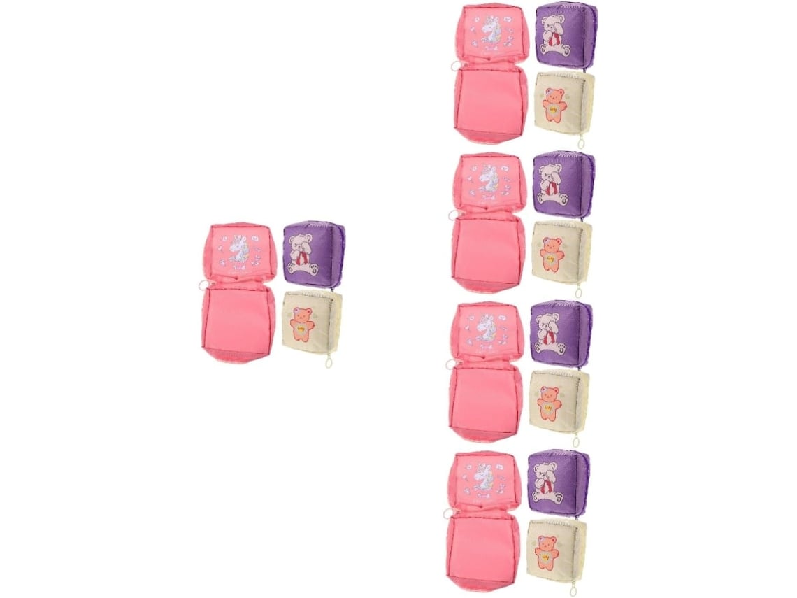 Kit Com 5 S De Organizadores Portáteis Para Absorventes Higiênicos Em Saquinhos Charmosos.