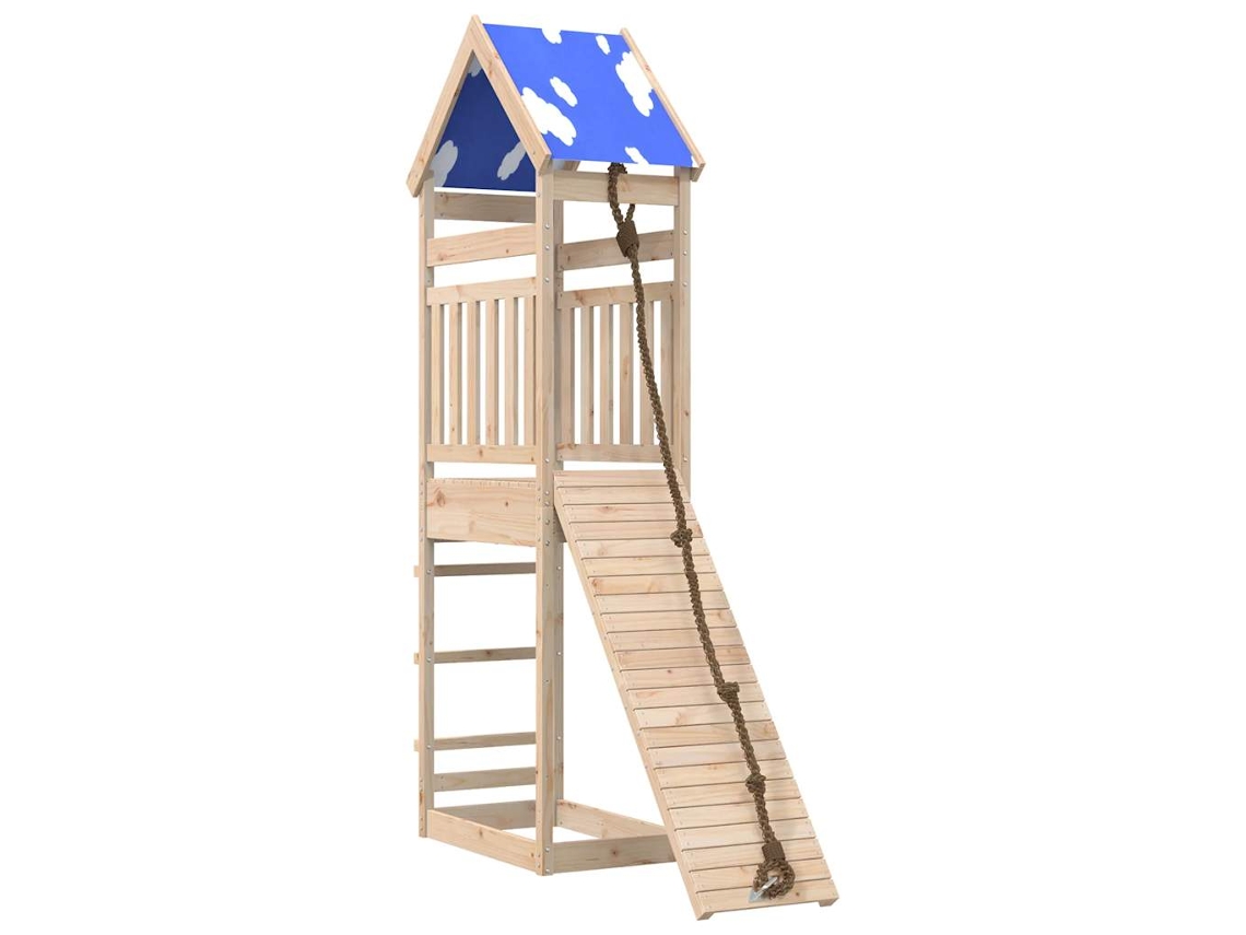 Parque infantil de exterior de VIDAXL madera maciza de pino