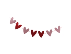 Banner Be Mine Corazones Rojo Rosa Diseño De Fuente Único Sentimiento Romántico Material Papel Decoración San Valentín