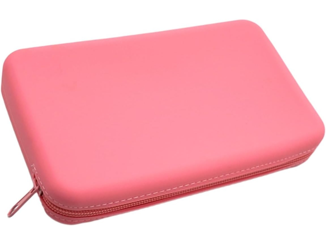 Neceser Portátil De Silicona Para Mujer - Neceser Pequeño Rosa - Fácil De Limpiar