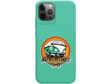 Carcasa iPhone 12 Pro Max (6.7) TUMUNDOSMARTPHONE Adventure Time Verde