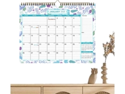 Calendario De Pared 2025 | Papel Grueso | Días Festivos