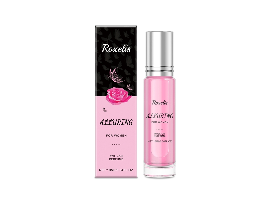 Perfume roll-on natural intenso con aroma a rosas