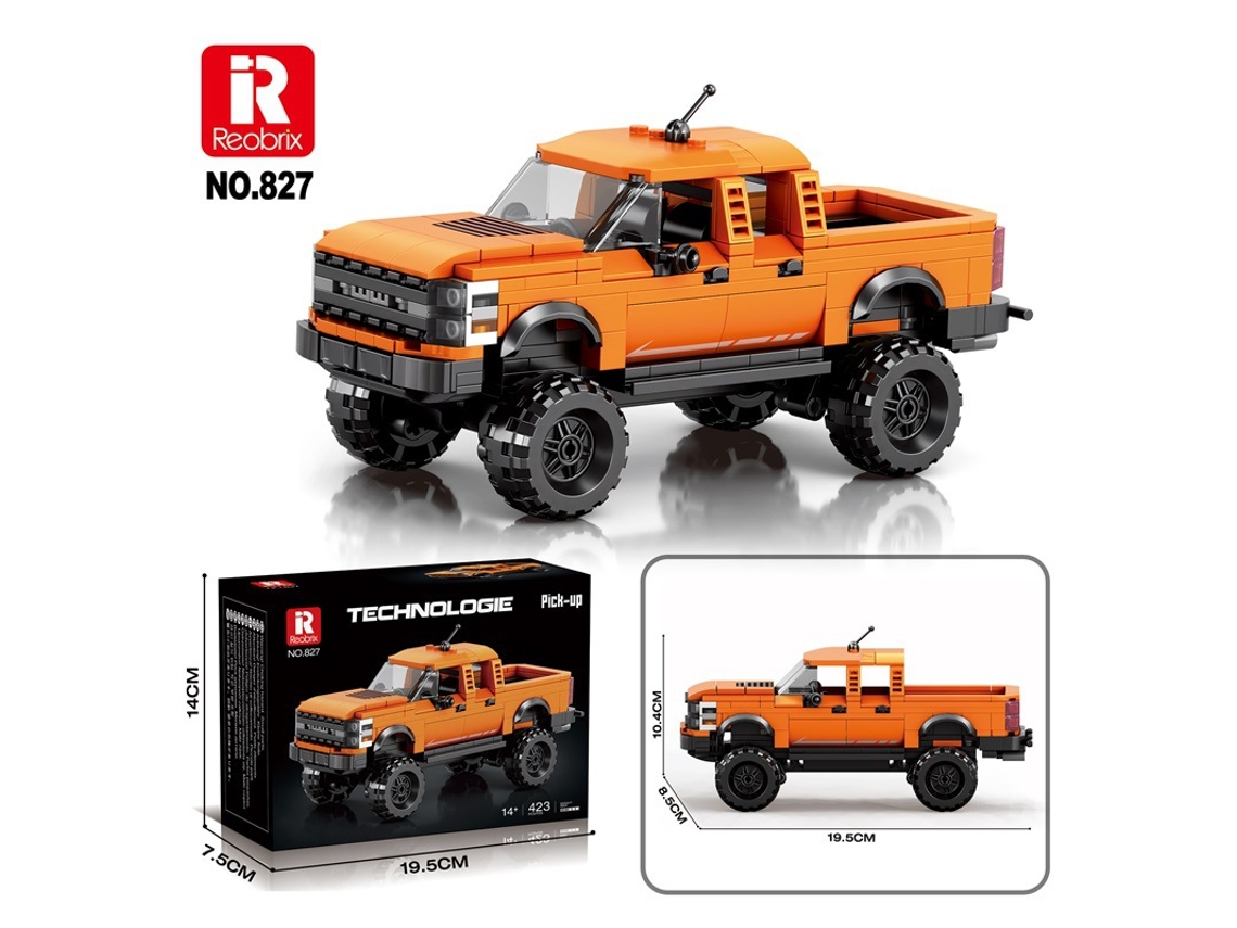 Conjunto De Bloques De Construcción Pequeños De Ocho Compartimentos Para Coches De Juguete Educativos Para Niños.
