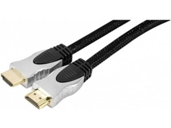 Cable HDMI TECLINE (HDMI - HDMI - 2 m - Negro)