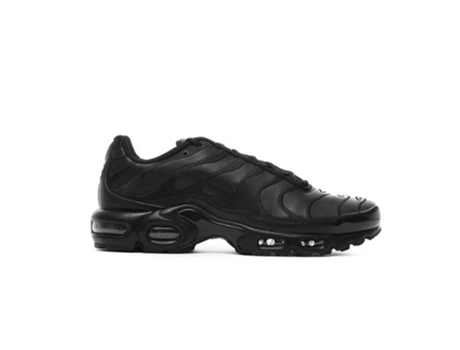 Zapatillas de Hombre NIKE Air Max Plus Piel Negro (44.5)