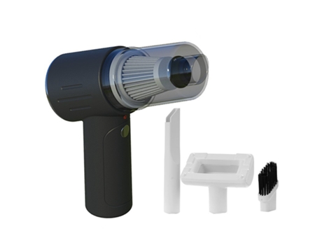 Mini aspirador inalámbrico portátil de mano para coche, potente aspirador USB recargable de 9000Pa para pelo de mascota doméstica, color negro