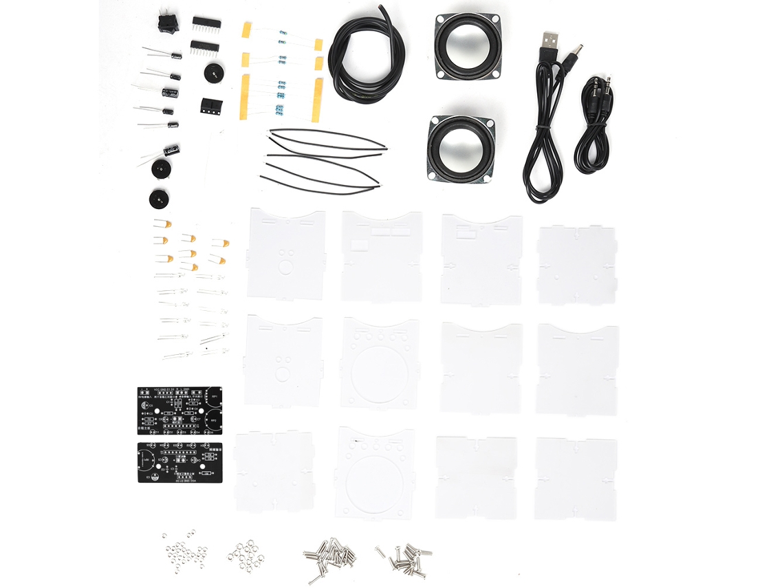 Kit de altavoces DIY (módulo electrónico de audio con amplificador de potencia)