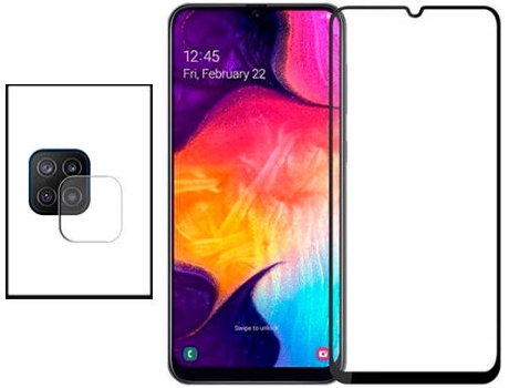 Kit Protector de Cámara Trasera Samsung Galaxy M22 PHONECARE y Cristal Templado 5D Full Cover