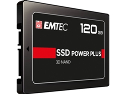 Disco SSD Interno EMTEC X150 Power Plus (120 GB - SATA - 520 MB/s)