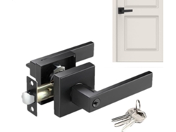 Manija De Puerta De Aluminio De 3 Puertas Con Cerradura - Pomo Con Llave,