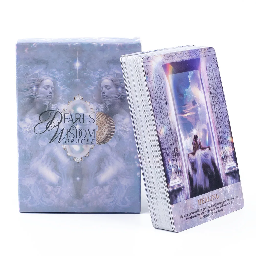 Baraja de cartas Oráculo de la Sabiduría Pearl MDUG (10,4 x 7,3 cm, 44 cartas)
