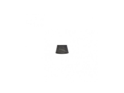 Pantalla Salma Pinza Madera Negra 10dx8dx8h Conica Abierta