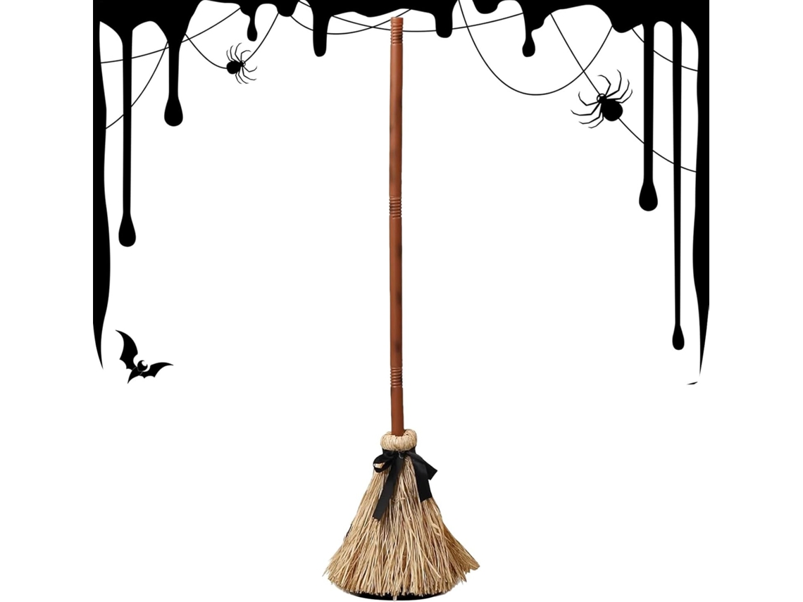 Móvil de Halloween con escoba de bruja bailando para entornos Inter Gokoco