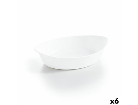 Bandejas de Cocina LUMINARC Smart Cuisine (Blanco - Cristal - 25.5 x 18 x 17.2 cm - 6 Und)