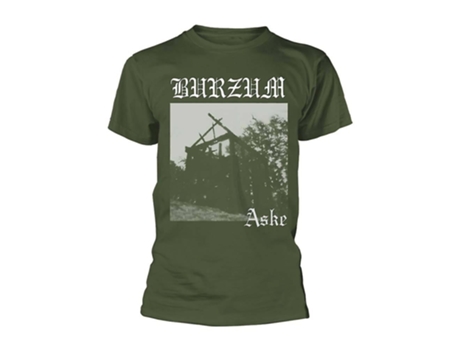Camiseta ROCKINSTONE Burzum Aske (verde) (S)