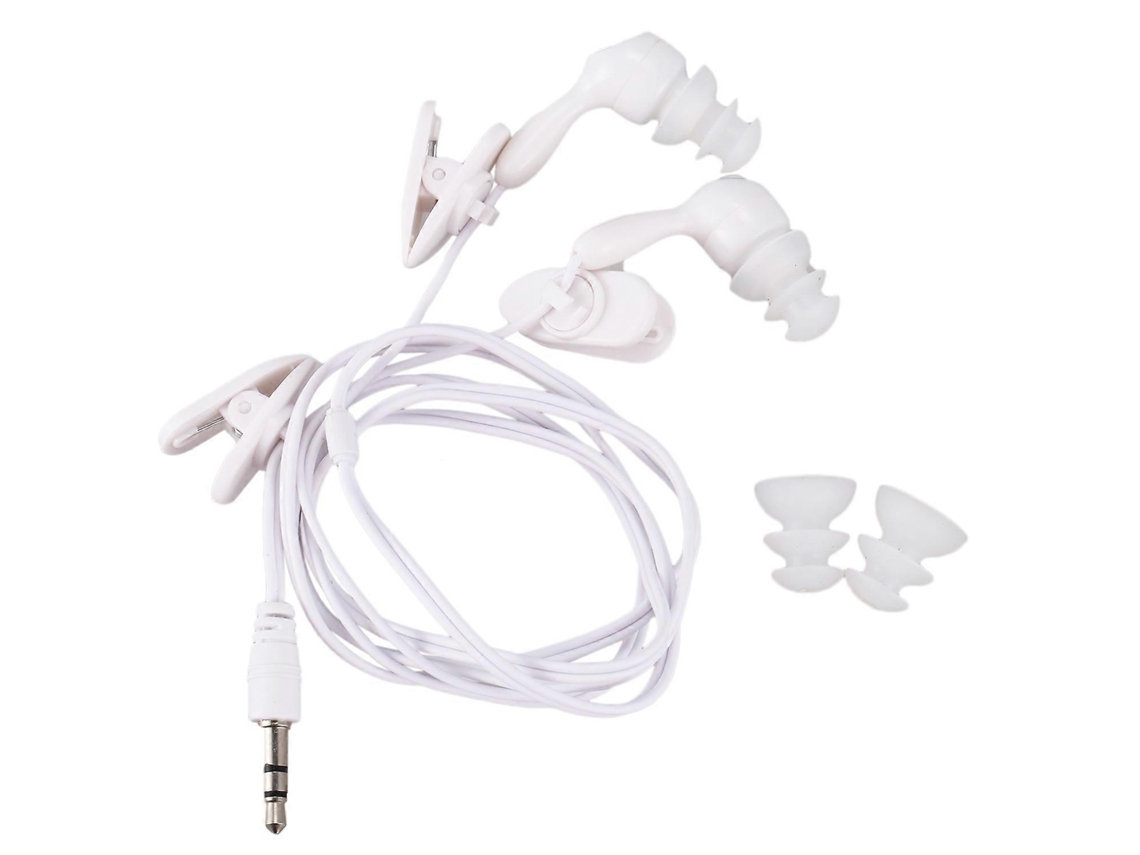 Auriculares Intraaurales Impermeables Mp3 Mp4 Blancos Subacuáticos