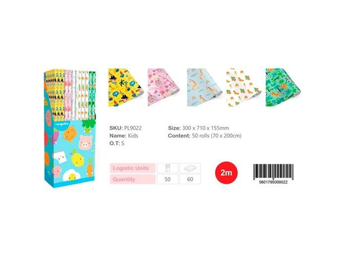 Papel de Regalo EUROPRICE (50 Un)