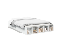 Maison Exclusive - Estructura De Cama Madera De Ingeniería Blanca 150x200 Cm