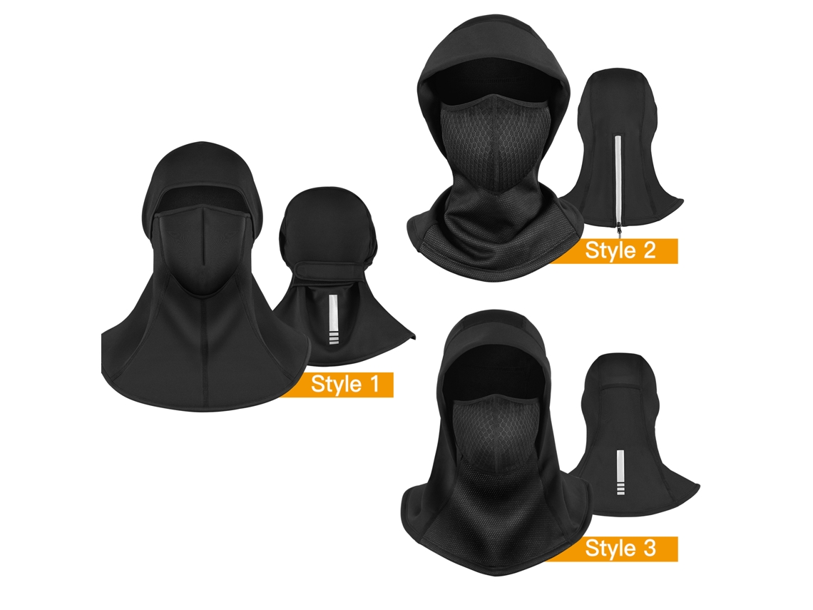 Máscara Antiviento Térmica Para Invierno Bufanda Cuello Caliente Para Ciclismo Motociclismo Running Esquí Snowboard