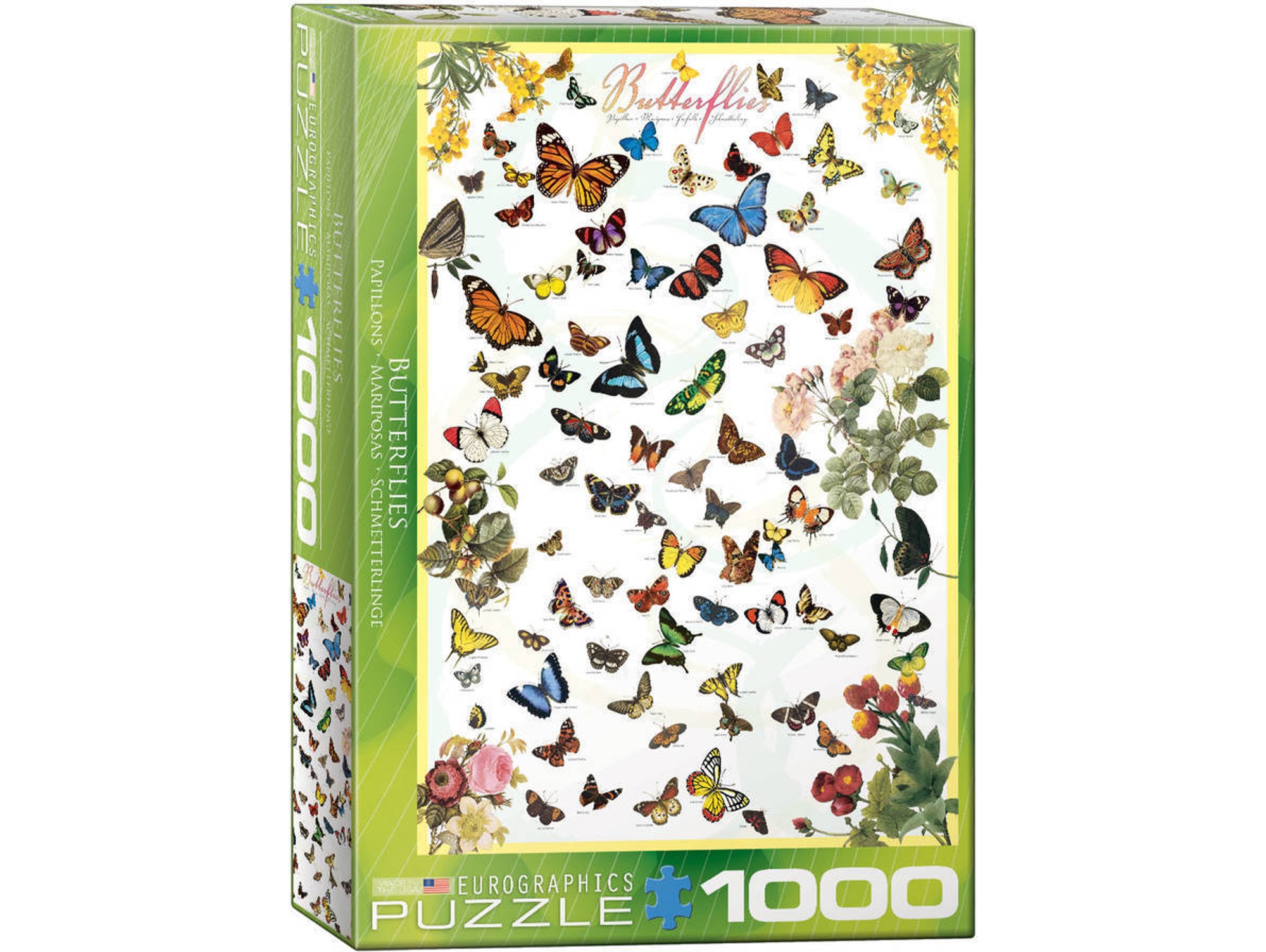 Puzzles EUROGRAPHICS Butterflies 1000 pcs (1000 piezas)