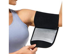 Recortadoras Kklv-arm para mujer, cintas de sudor ajustables para sauna, entrenamiento deportivo.