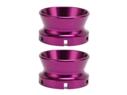 2 Adaptadores De Buje Nab De Aluminio Pulido Con Apertura De 10 Pulgadas, Dispositivo Universal Para Studer Revox Akai Teac