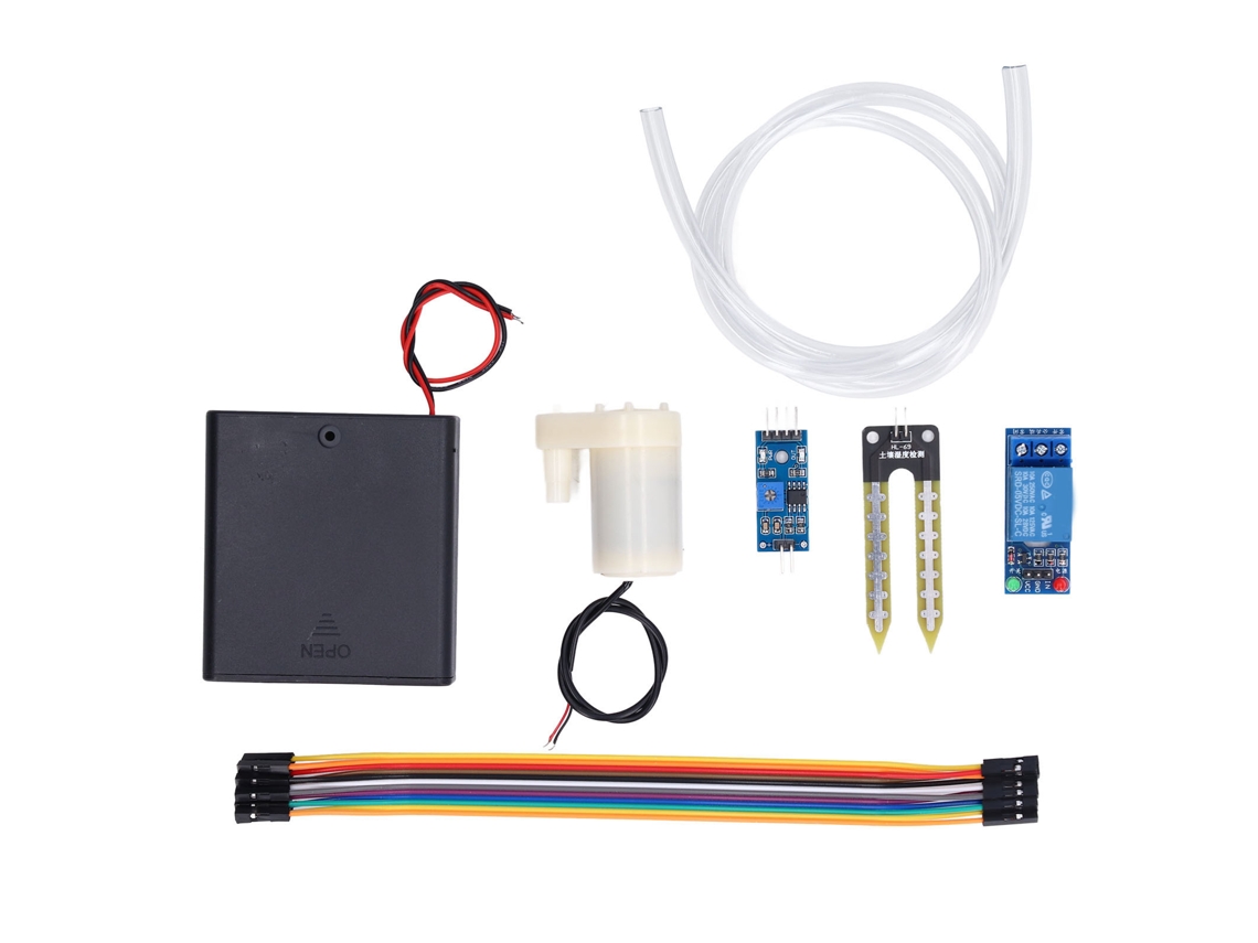 Yncm2026-kit De Riego Automático Diy Con Sensor De Humedad Del Suelo Y Bomba Electrónica