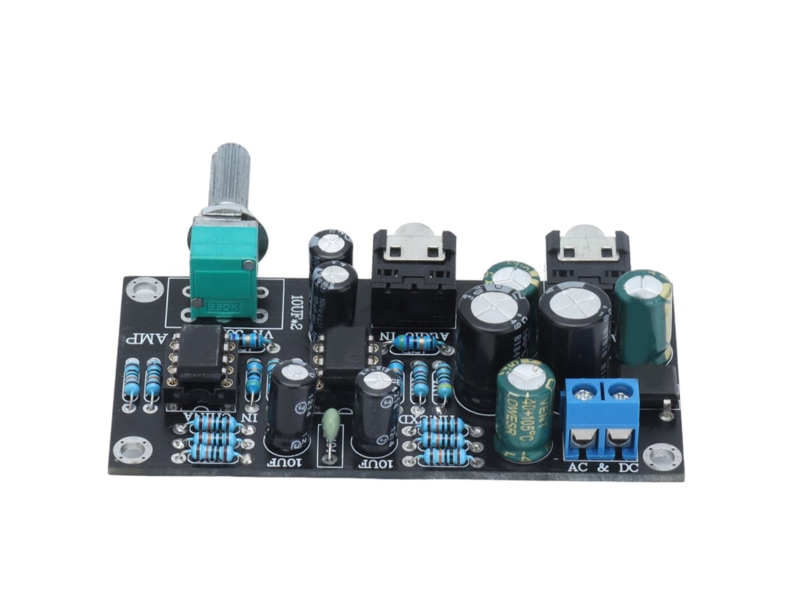 Módulo Amplificador De Audio Placa De Circuito 2 Canales Con Alimentación Simple