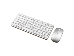 Teclado y ratón inalámbricos Bluetooth recargables con tres modos de funcionamiento, compatibles con tabletas y ratones. Everley891