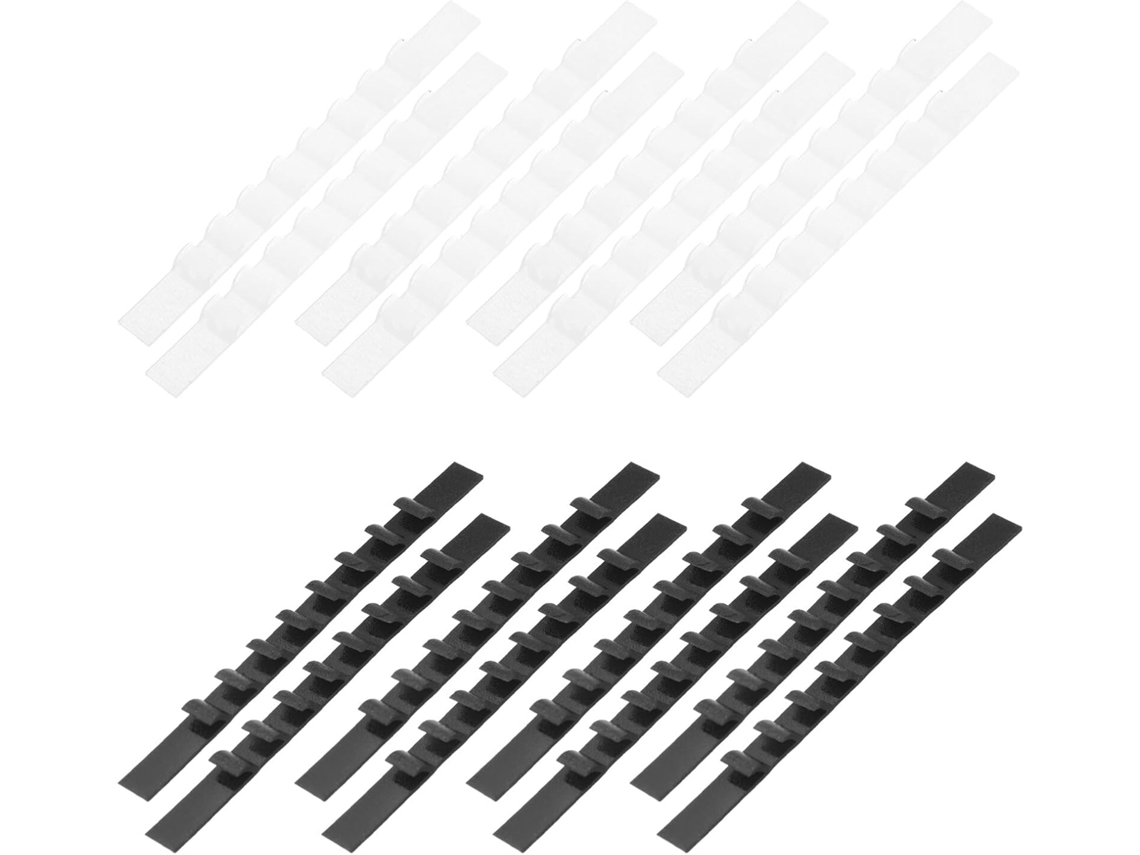 Tiras Antideslizantes Perchas Hombro Paquete 200 Piezas Plástico Transparente Negro Protector Silicona
