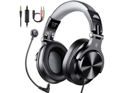 Auriculares Para Juegos Con Cable, Estilo Supraaural, Con Micrófono Desmontable Y Conector De 3,5 Mm.