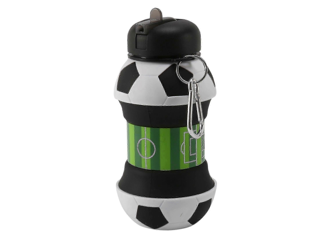 Botella De Agua Deportiva De Fútbol, Botellas De Viaje Plegables Con Silicona Rosewell