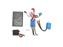 Motor Brushless 4500kv Esc 25a Servo 2.2kg Tarjeta Programación Para Coches Rc 1/16 1/18 Traxxas Hsp Wltoys
