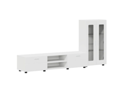 Conjunto De Mueble De Tv | Armario Para Tv Con Cajón Florin Madera De Ingeniería