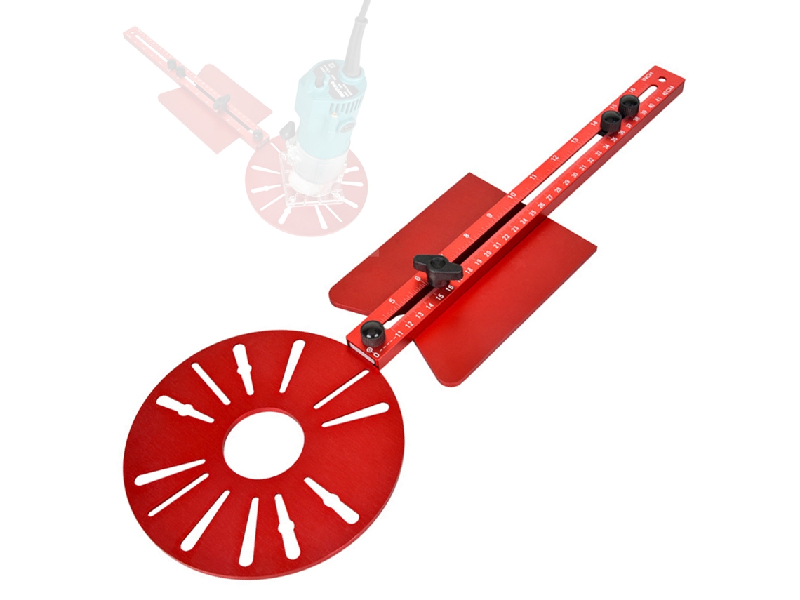 Soporte Versátil Para Fresadoras De Cantos Con Radio Ajustable, Compatible Con Varios Modelos.