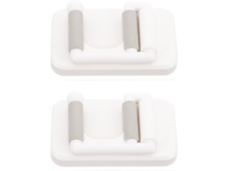 Juego 5 Elegantes Soportes Autoadhesivos Pared Escobas Fregonas Maximizan Espacio Hogar 2 Piezas X