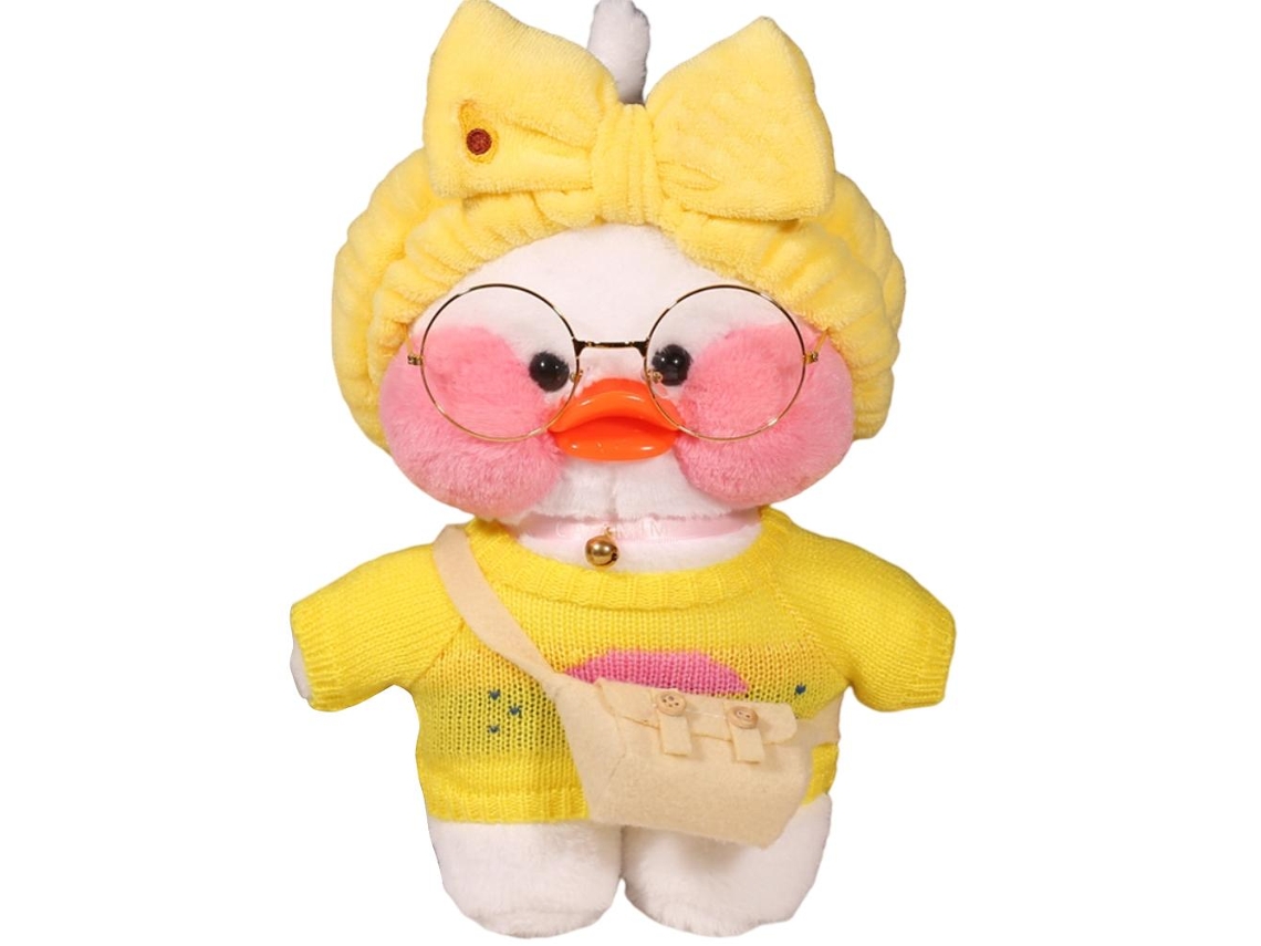 Dan26-juguete De Peluche Pato Rosa Suave Animal De Peluche Regalo Para Niños Niñas Chicos Chicas