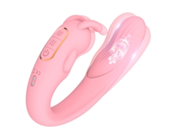 Vibrador Impermeable De Doble Motor Con 10 Potentes Vibraciones Para Mujer (rosa)