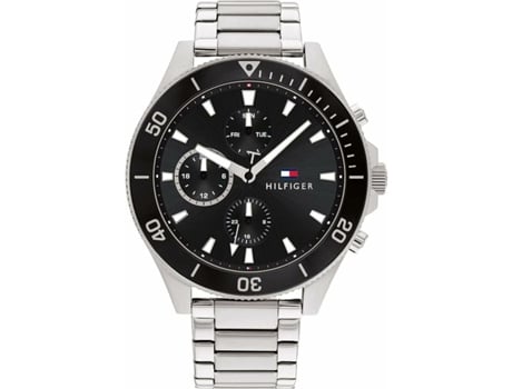 Reloj Hombre TOMMY HILFIGER 1674788 Negro Plateado