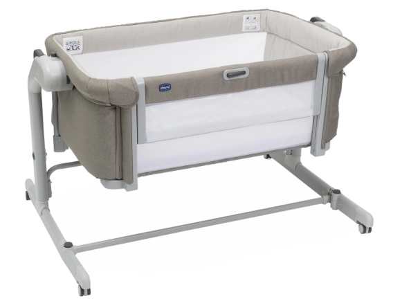 Cuna CHICCO de Coleito Next2Me Magic Evo Desert Taupe