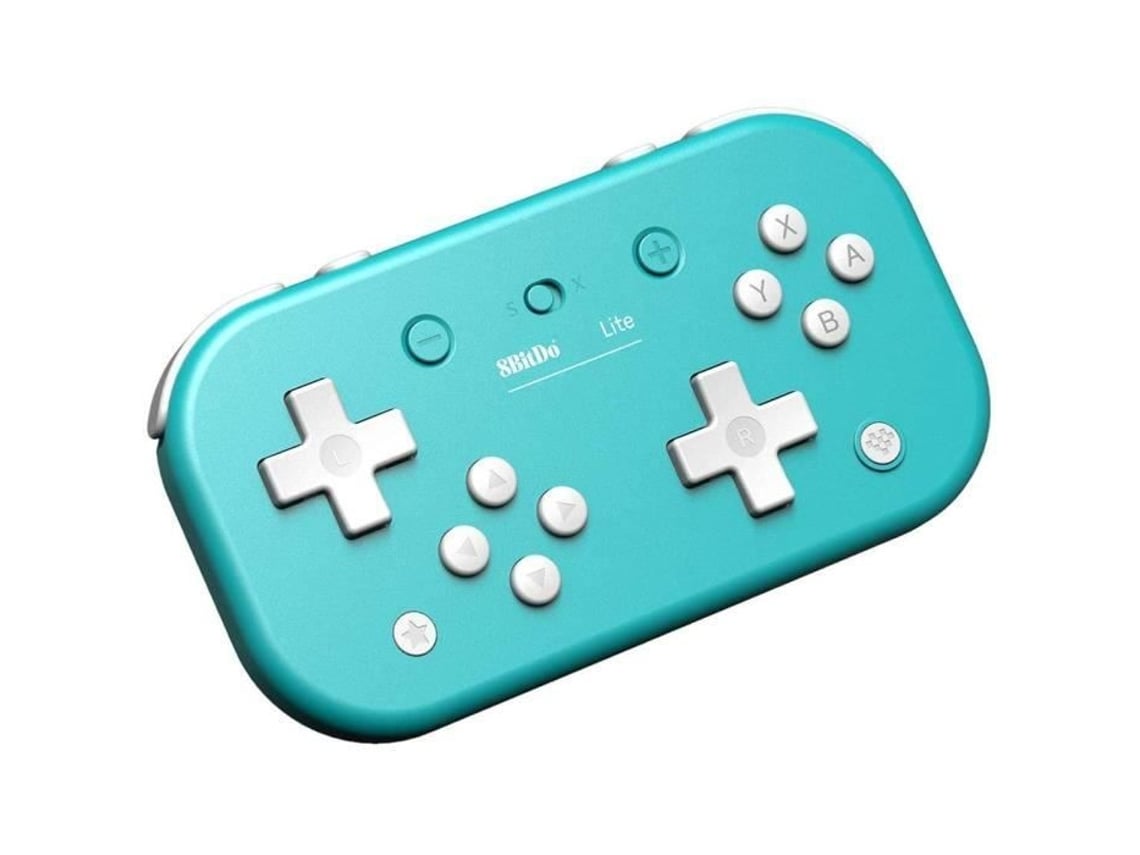 Juegos Accesorios y Consolas Retrogaming-8Bitdo Lite 2 Mando Bluetooth Turquesa para Nintendo Switch RETRO-BIT