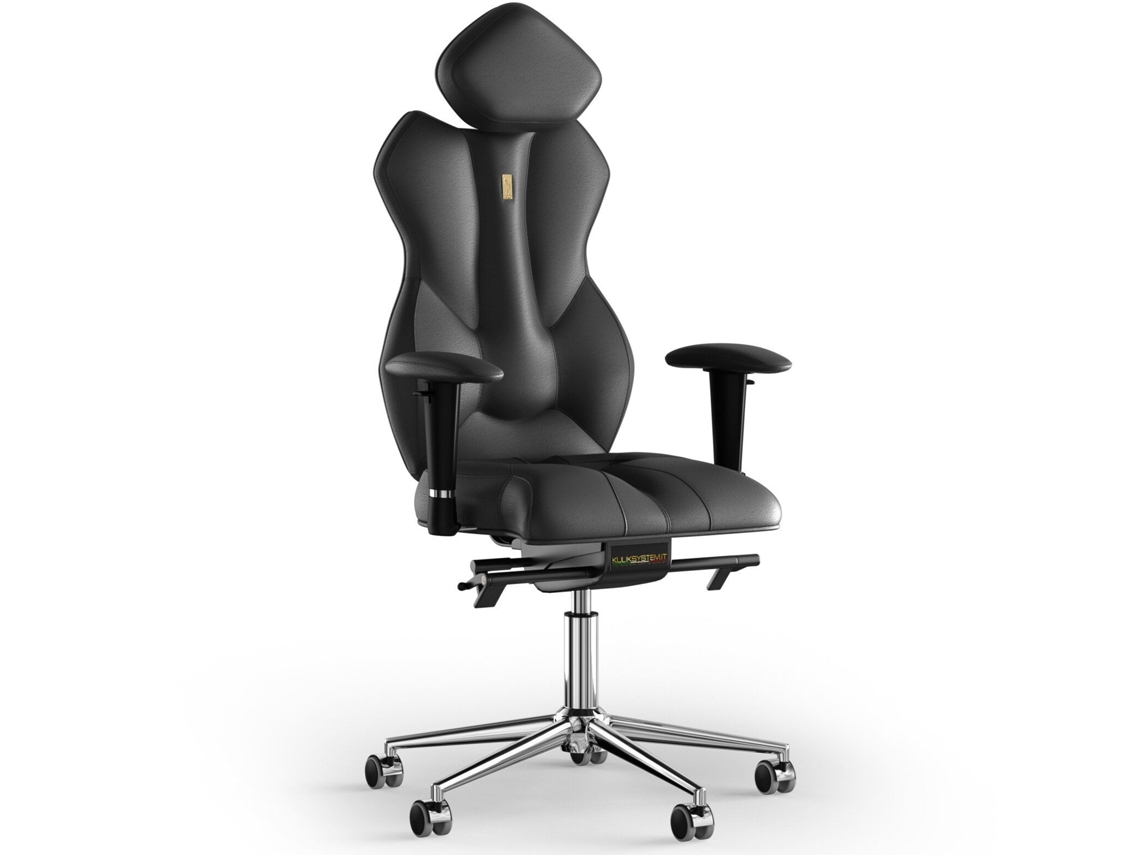 Silla de Oficina KULIK Royal Cuero (Preto -130x50x50cm)