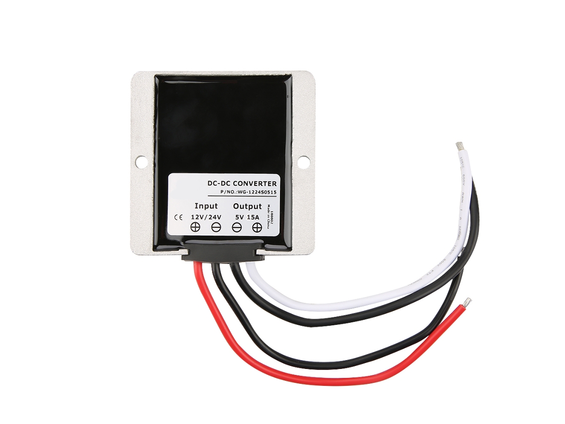 Yncm2026-conversor De Tensión Dc 12v A 5v 24v A 5v Regulador De Voltaje Boost 15a 75w Para Coche