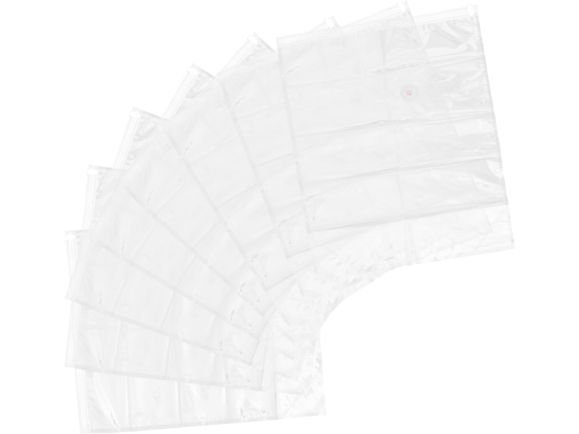 Juego 8 Bolsas Sellado Vacío Edredones Compresión Autocompresibles 3d Material Grueso Prueba Fugas