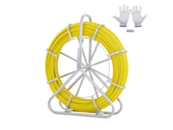 Cinta guía de fibra de vidrio de 200 m para instalaciones eléctricas Tekmaquinas